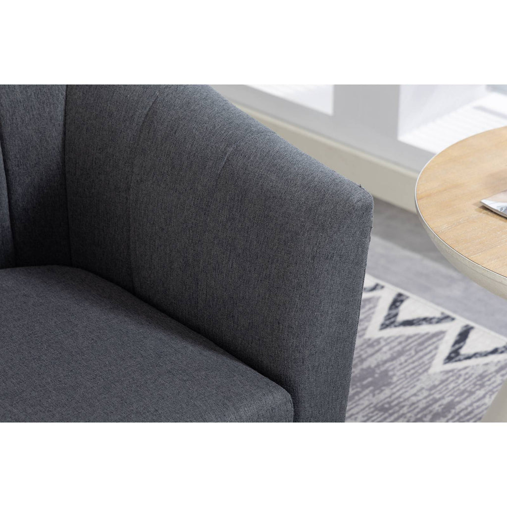 WestWood Modern Tub Chair, Upholstered Arm Chair Comfy Single Sofa