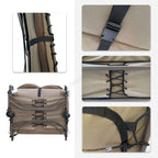 CARPZILLA 210 x 80cm Fishing Bed 6 Legs Camo