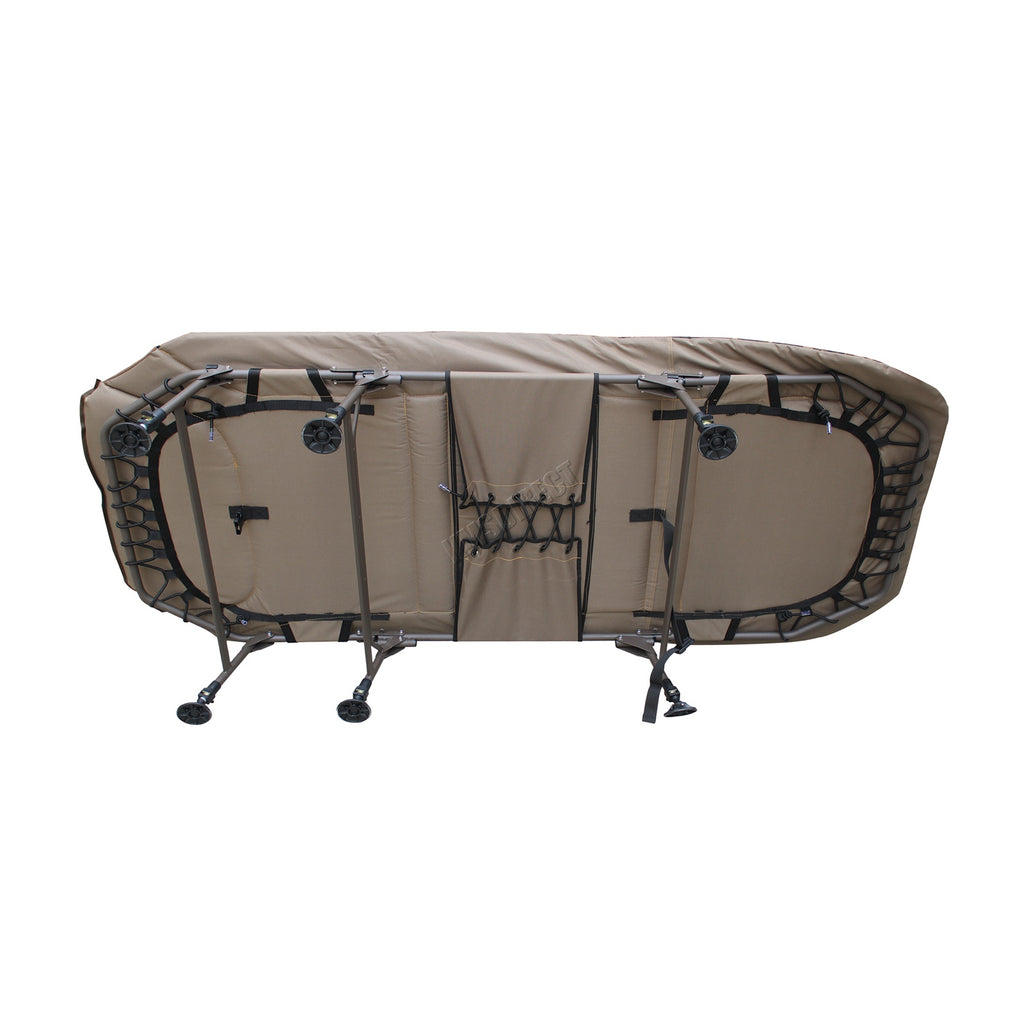 CARPZILLA 215 x 95cm Fishing Bed Wide 6 Legs Camo