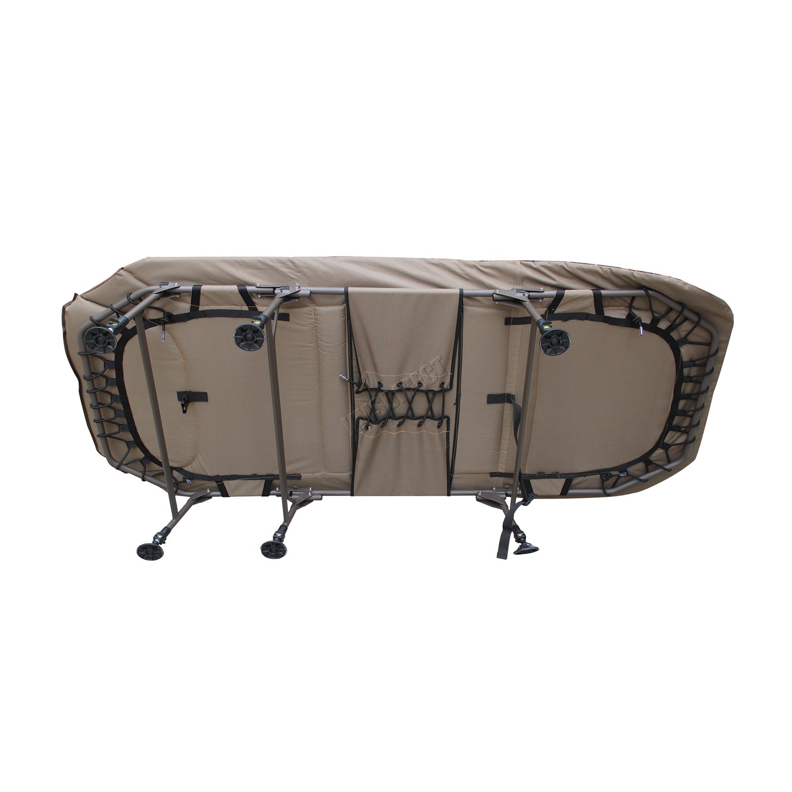 CARPZILLA 215 x 95cm Fishing Bed Wide 6 Legs Camo
