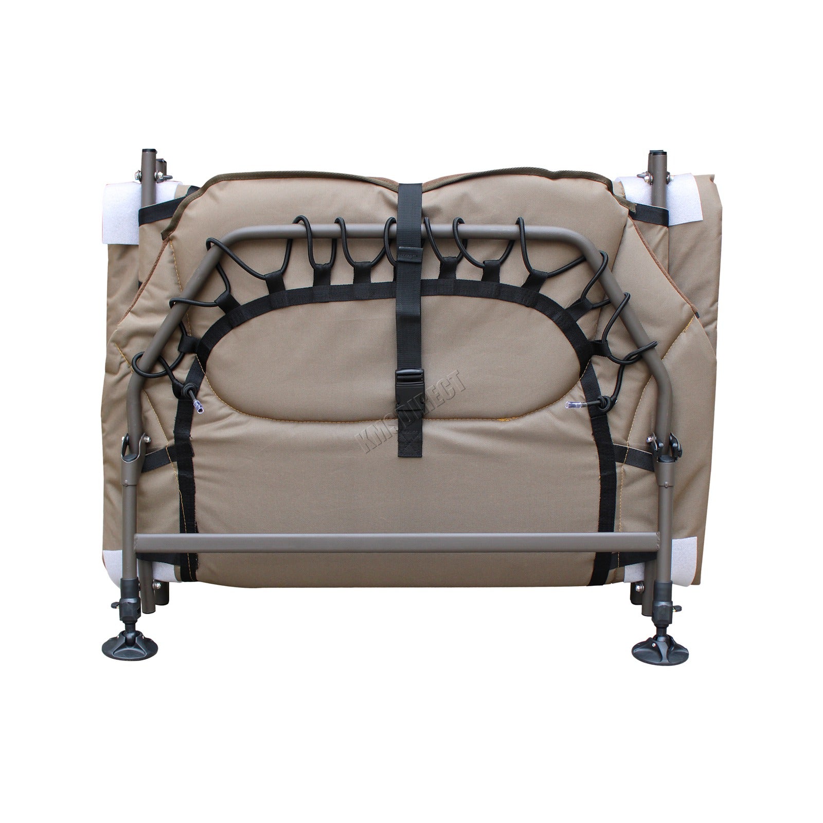 CARPZILLA 215 x 95cm Fishing Bed Wide 6 Legs Camo