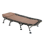 CARPZILLA 210 x 97cm Wide Fishing Bed 8 Legs Camo