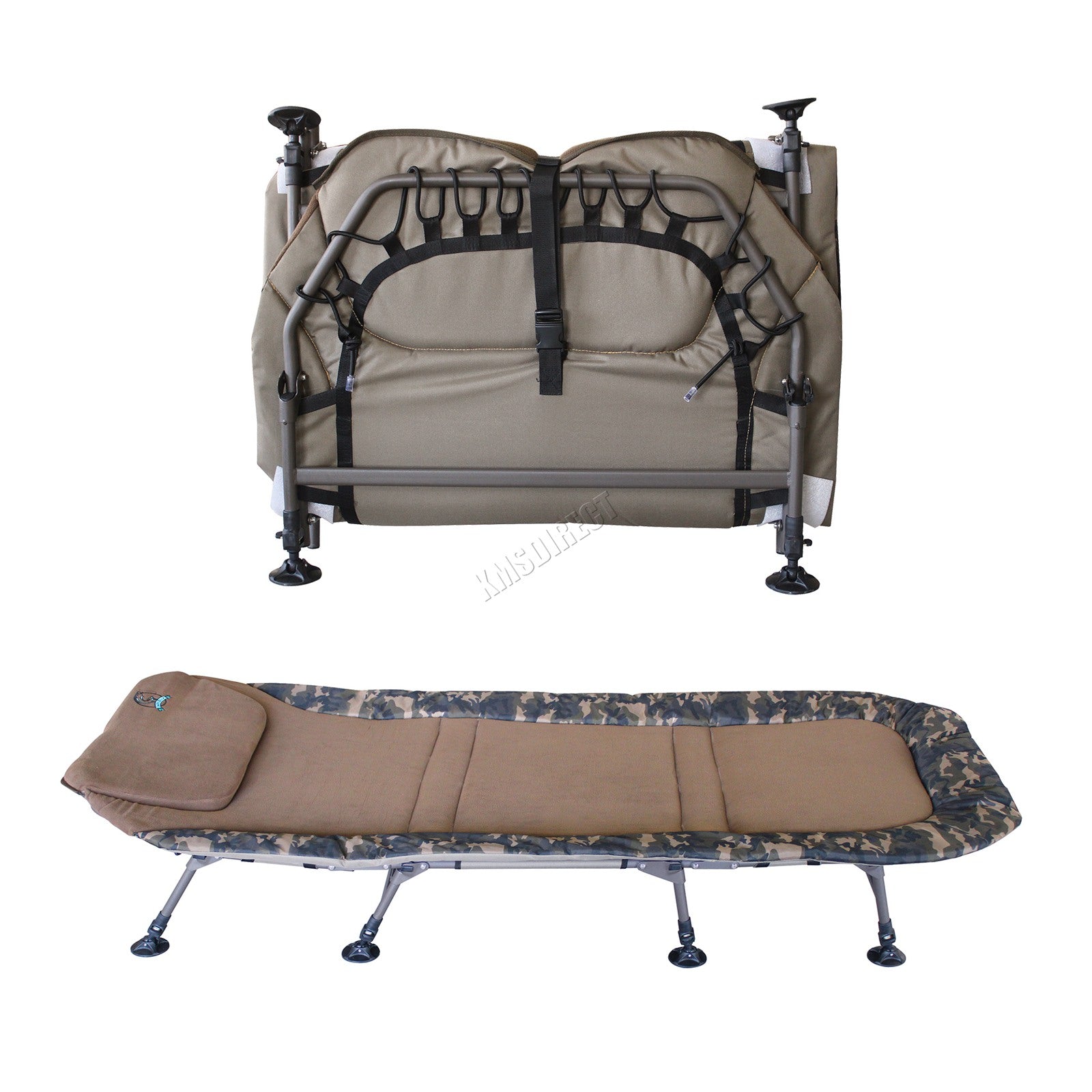 Carpzilla Camo 8-Leg Fishing Bed