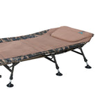 CARPZILLA 210 x 97cm Wide Fishing Bed 8 Legs Camo
