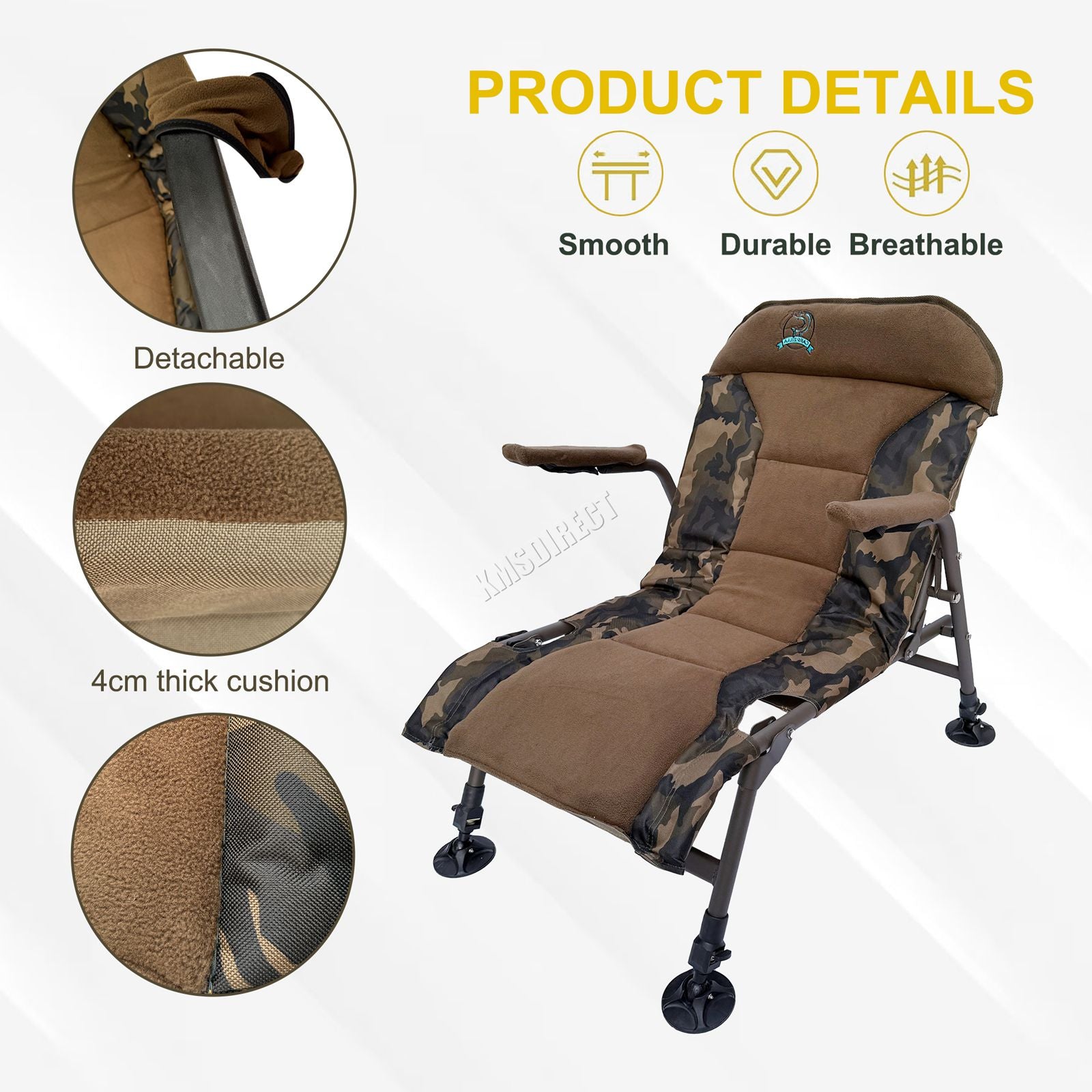 CARPZILLA Folding Fishing Chair 01 Camo