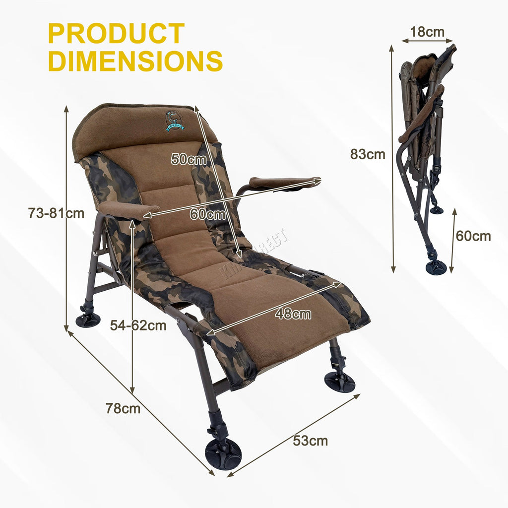 CARPZILLA Folding Fishing Chair 01 Camo