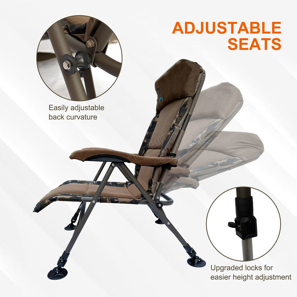 CARPZILLA Folding Fishing Chair 02 Camo