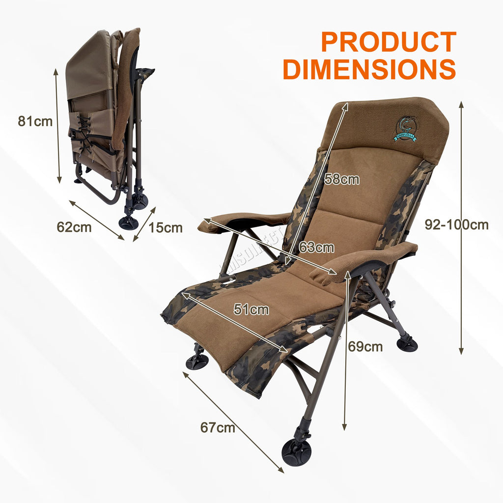 CARPZILLA Folding Fishing Chair 02 Camo