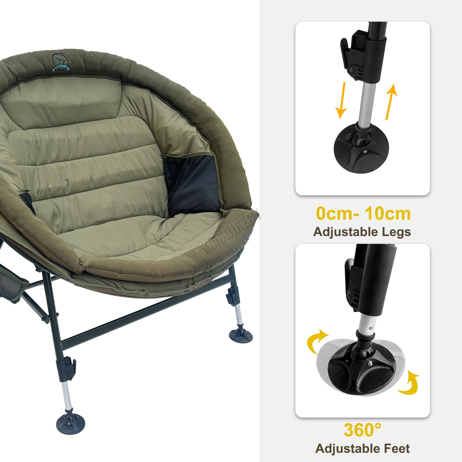 Carpzilla Round Carp Fishing Chair