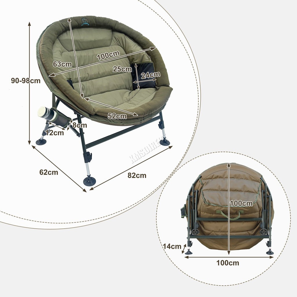 Carpzilla Round Carp Fishing Chair