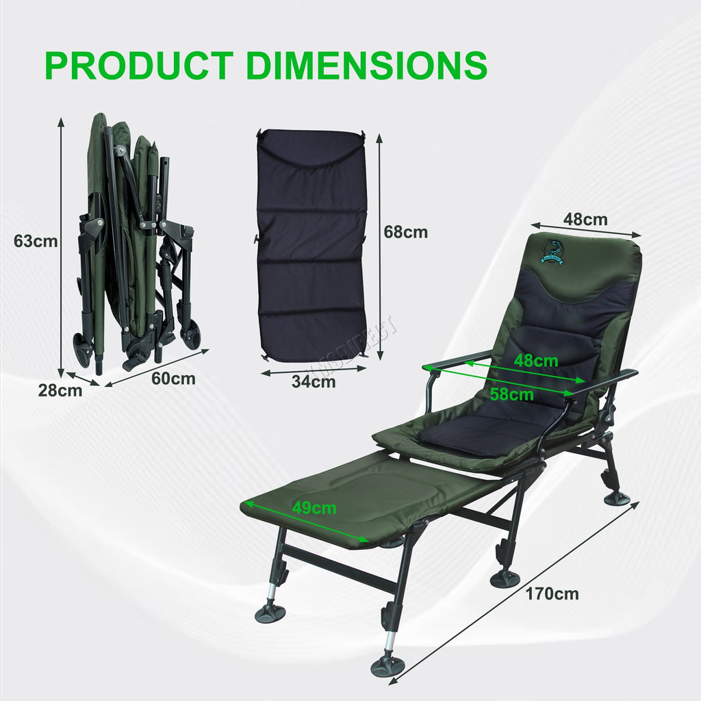 Carpzilla Fishing Chair With Footrest