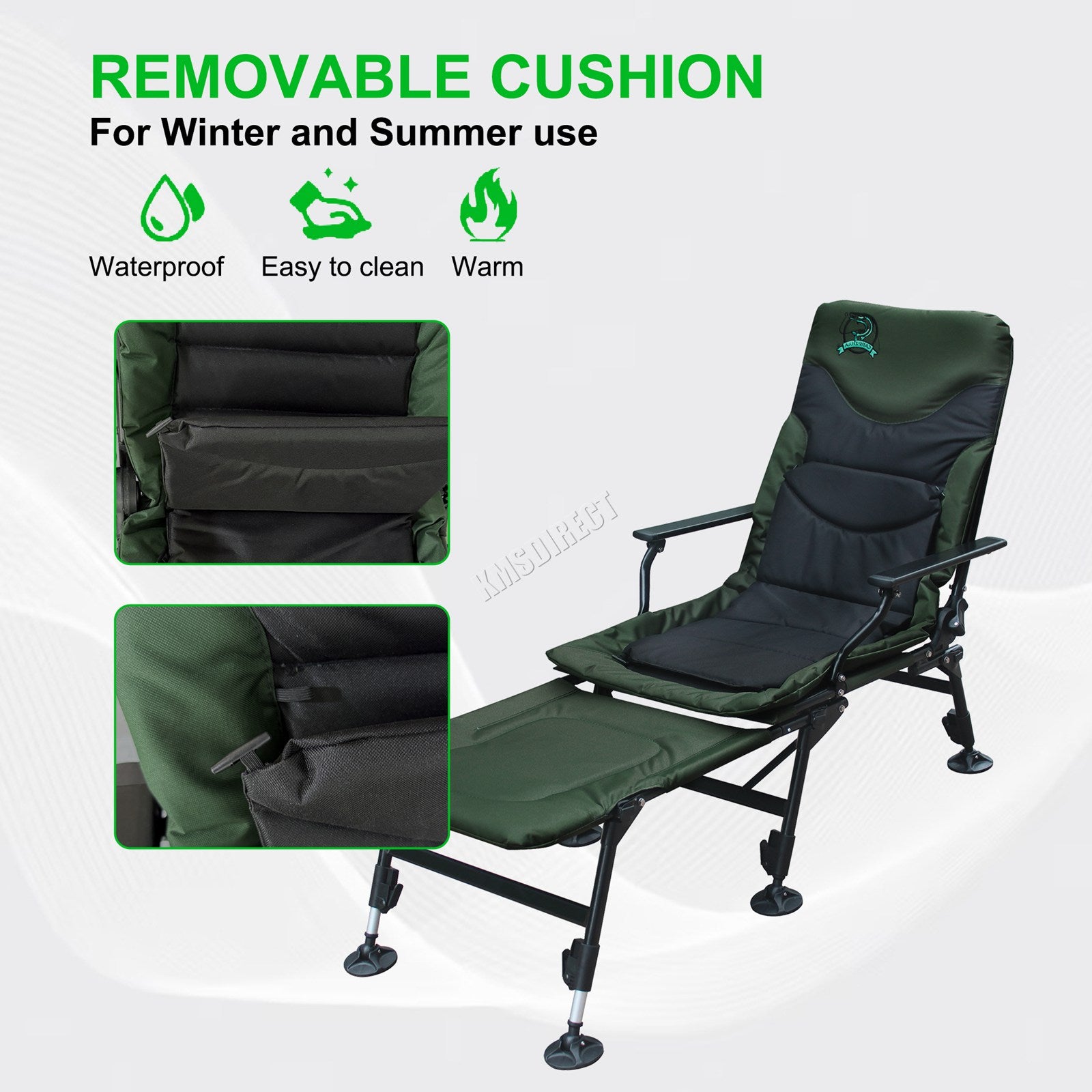 Carpzilla Fishing Chair With Footrest
