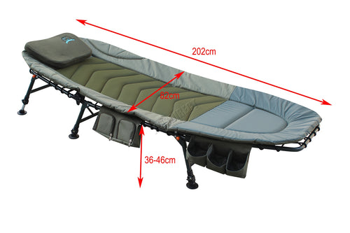Carpzilla Fishing Bed with Side Tool Bag