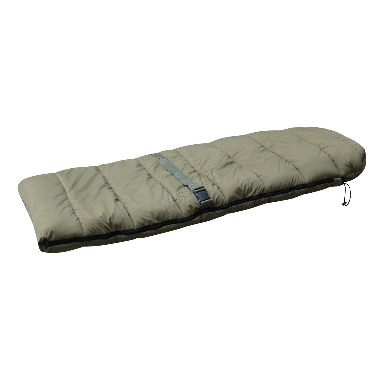 CARPZILLA Fishing Camping Sleeping Bag Dark Green With Carry Bag FS-016