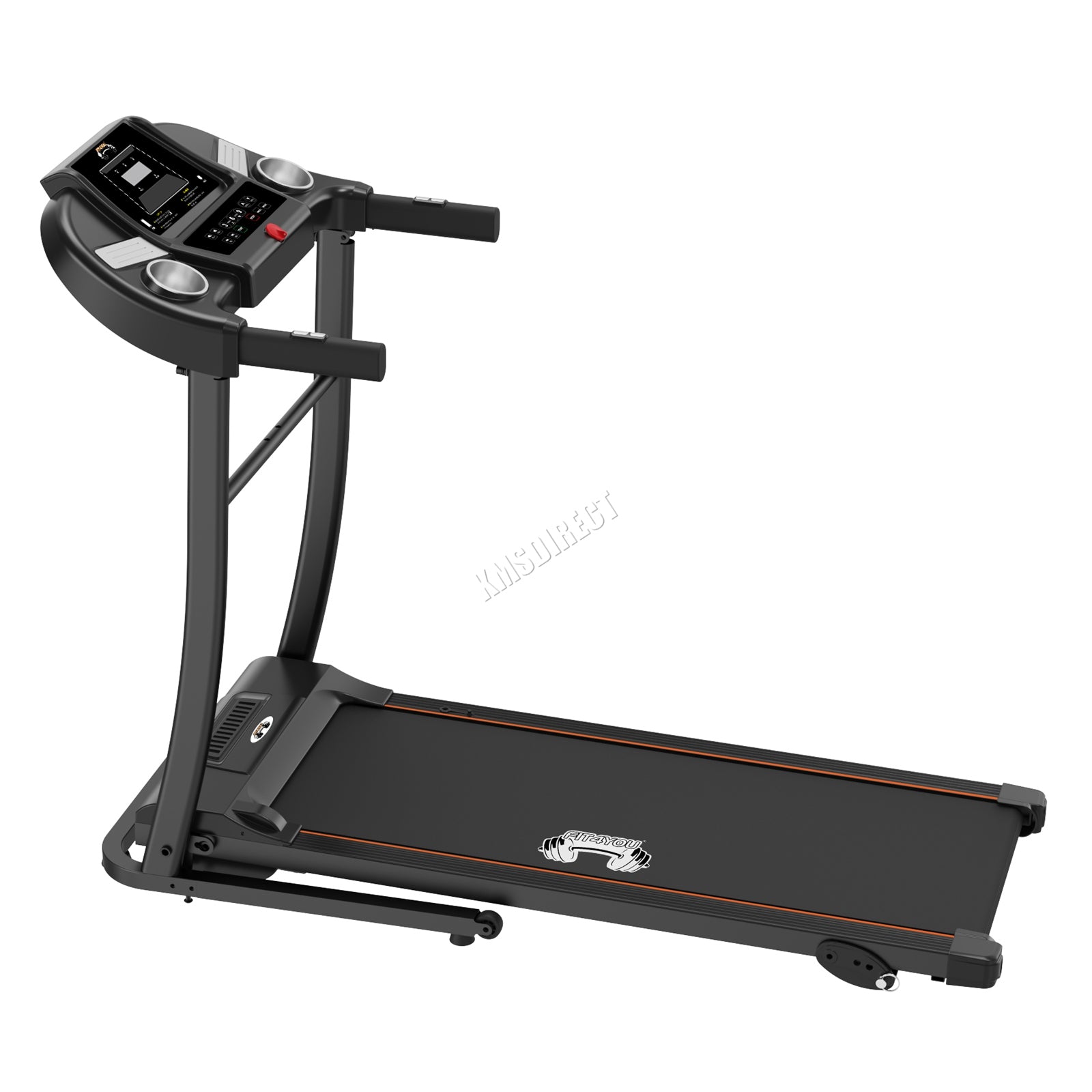 FIT4YOU Motorized Treadmill MT02 Black