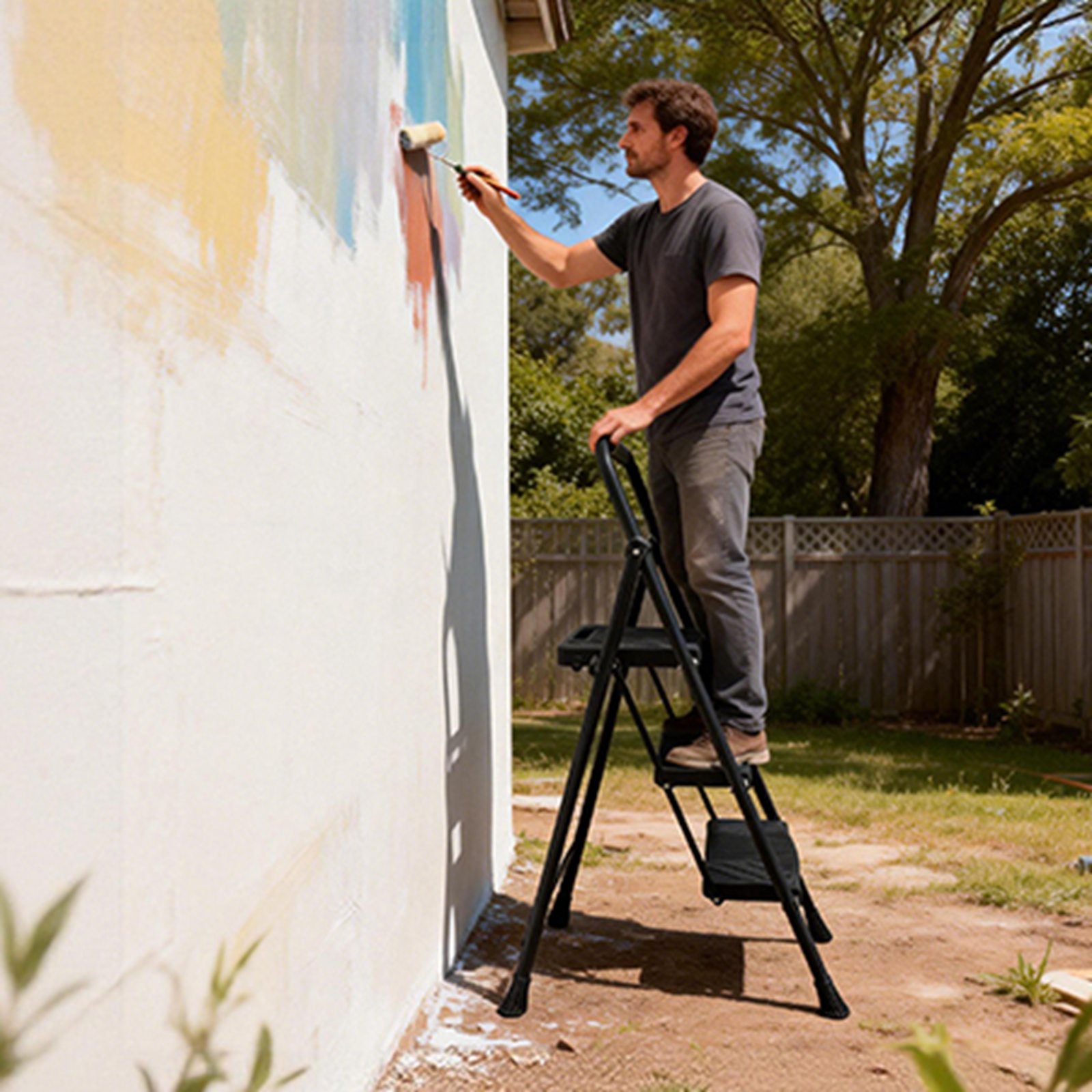 Birchtree 3-Step Folding Ladder