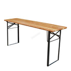Birchtree Trestle Folding Beer Table & Bench Set