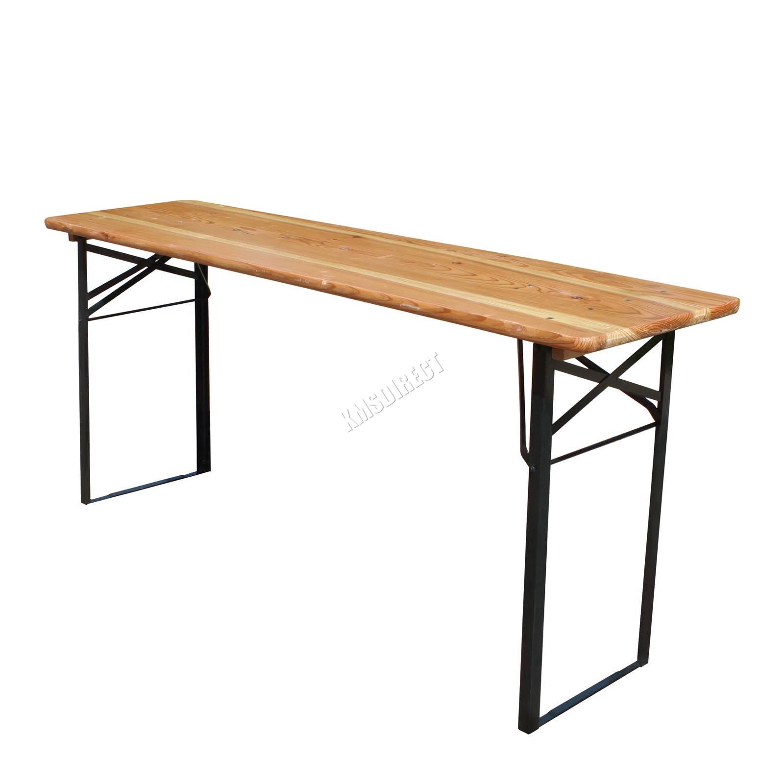 Birchtree Trestle Folding Beer Table & Bench Set