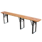 Birchtree Trestle Folding Beer Table & Bench Set