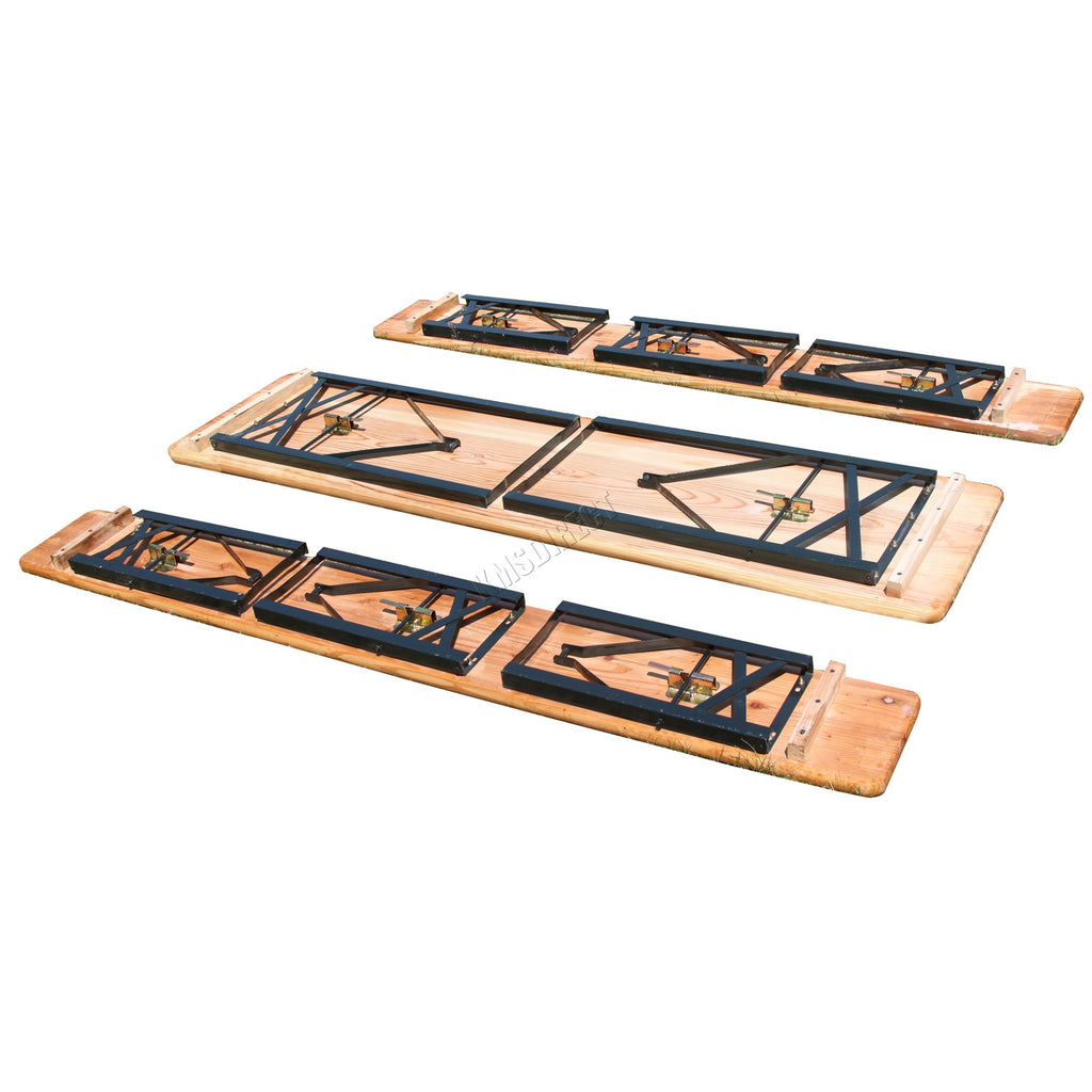 Birchtree Trestle Folding Beer Table & Bench Set