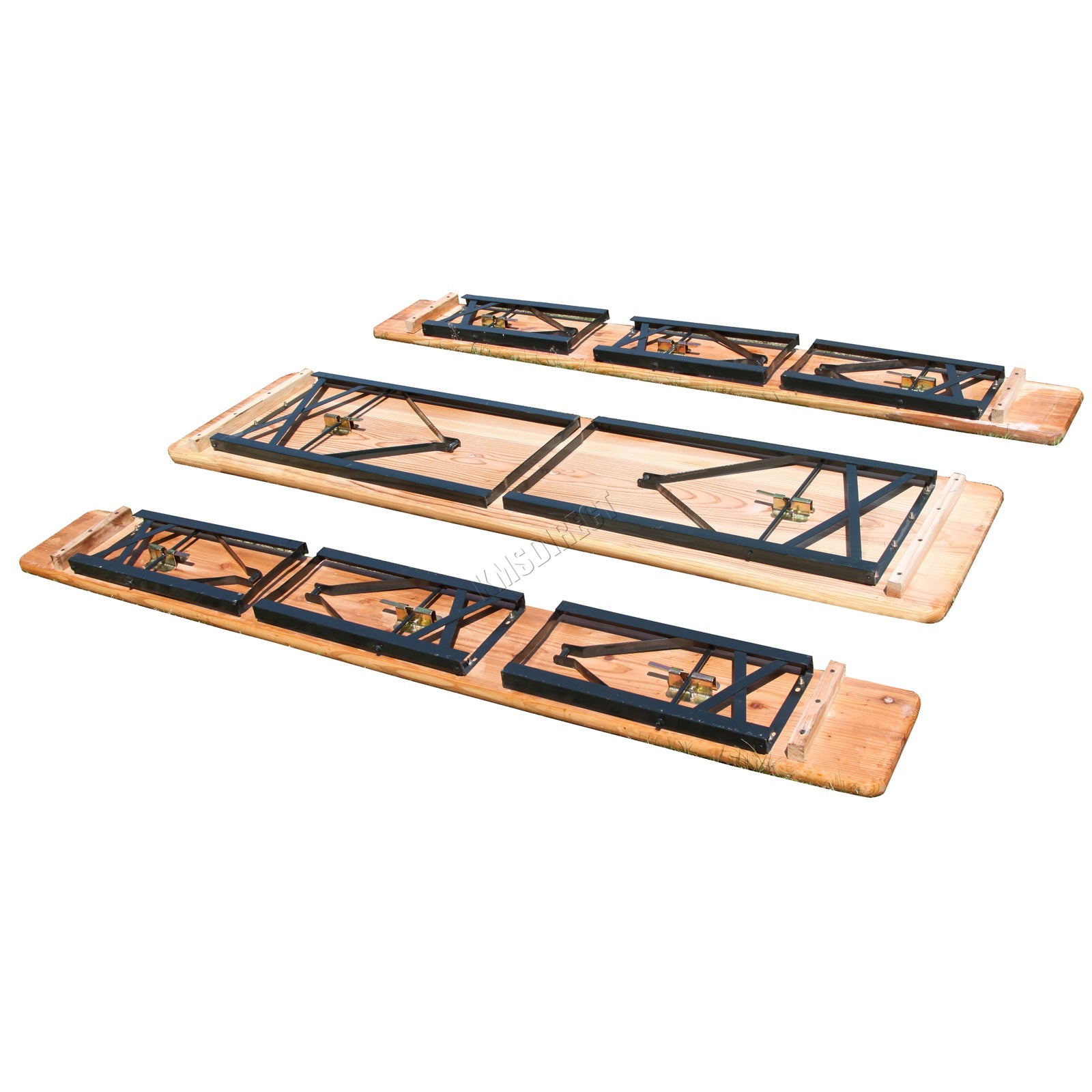 Birchtree Trestle Folding Beer Table & Bench Set