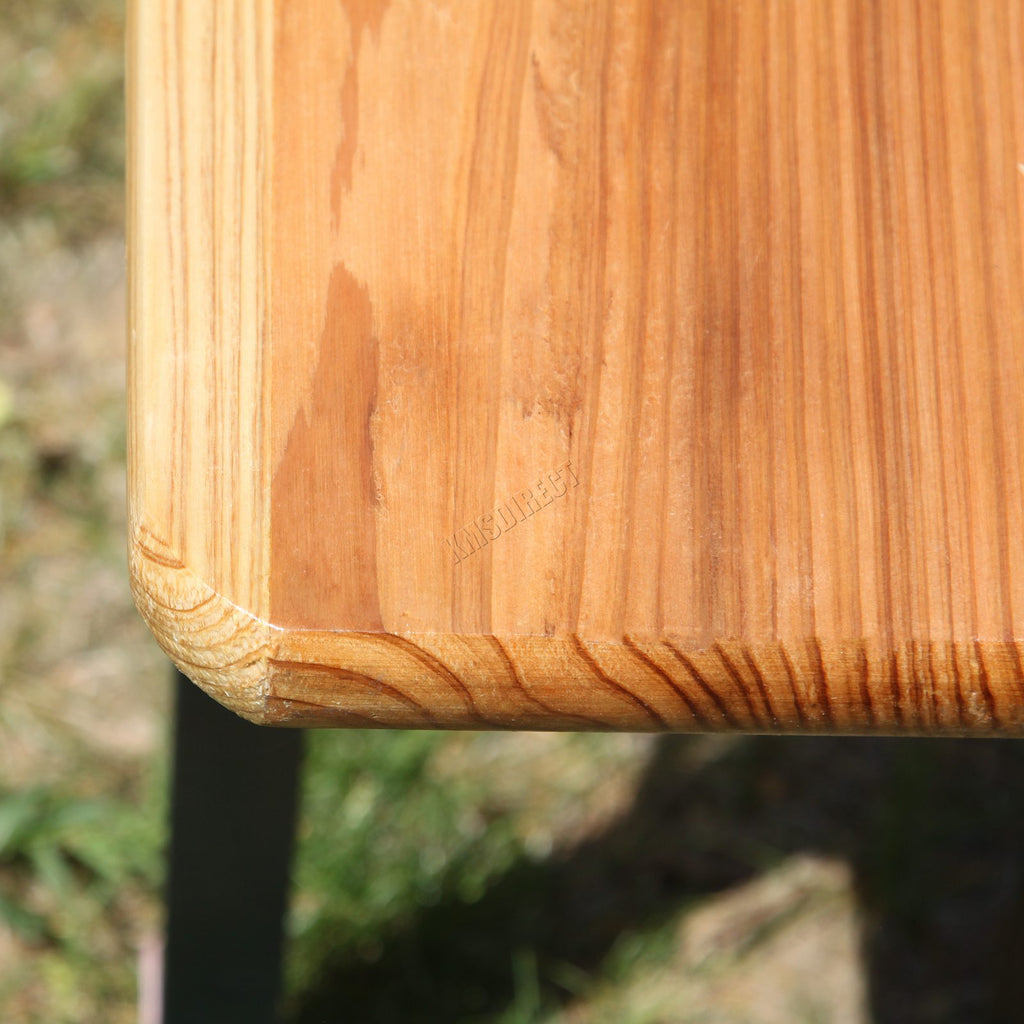 Birchtree Trestle Folding Beer Table & Bench Set