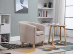WestWood Linen Fabric Tub Chair TC03