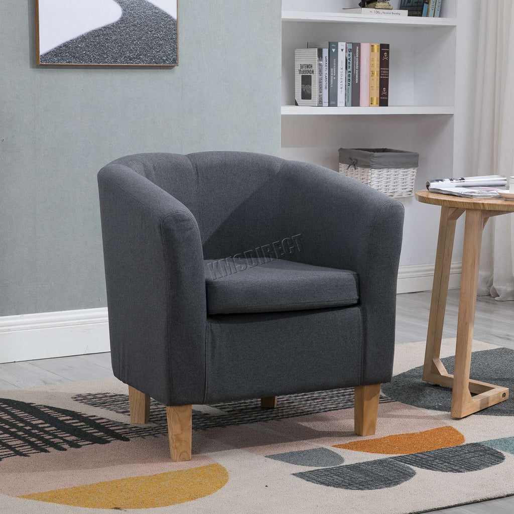 WestWood Linen Fabric Tub Chair TC03