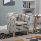 WestWood Linen Fabric Tub Chair TC03