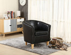 WestWood Tub Chair PU Faux Leather