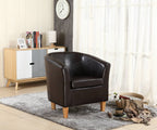 WestWood Tub Chair PU Faux Leather