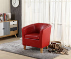 WestWood Tub Chair PU Faux Leather