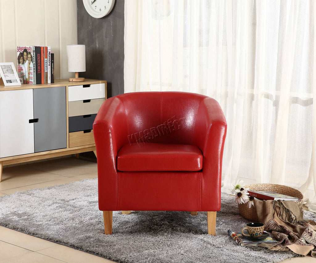 WestWood Tub Chair PU Faux Leather