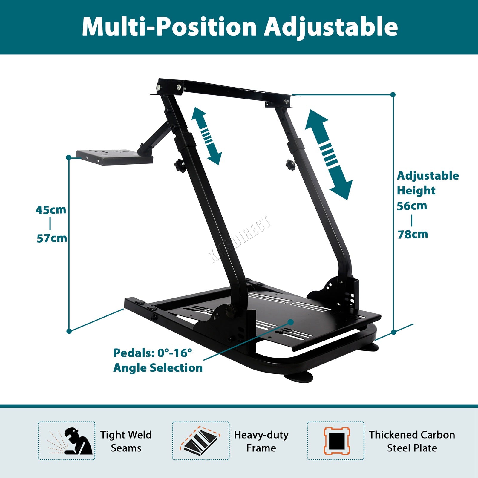 GALACTICA Gaming Stand GS01 Black
