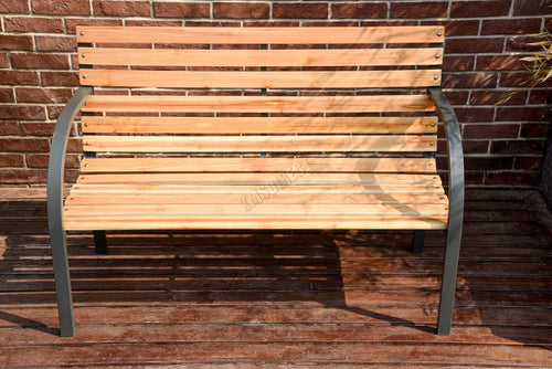 BIRCHTREE Wood Slatted Garden Bench BT-WGB05 Natural