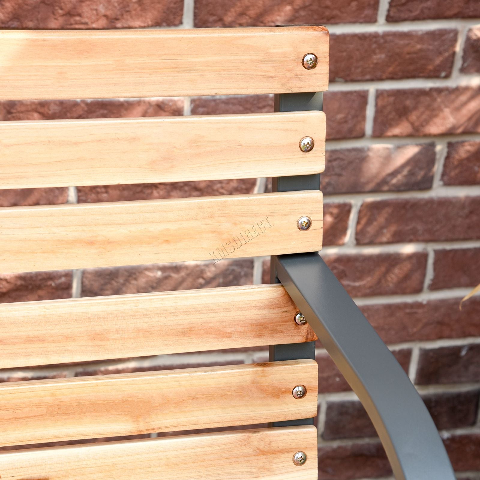 Birchtree Wood Slatted Garden Bench