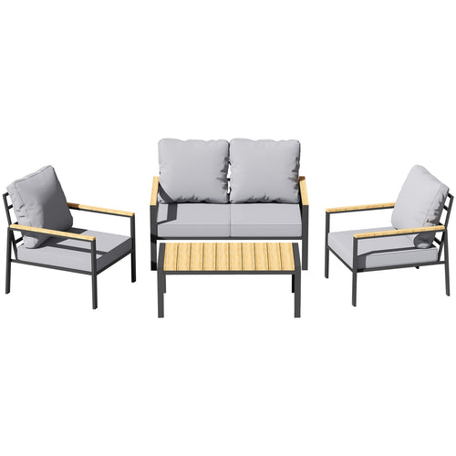 BIRCHTREE Garden Furniture Set GFS04 Grey