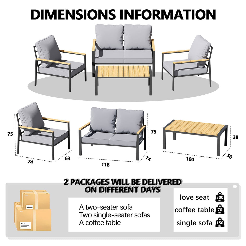 Birchtree Outdoor Sofa Set GFS04