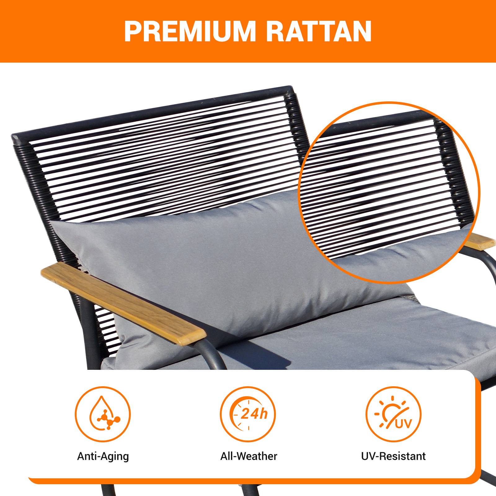 Birchtree Garden Rattan Set GFS05
