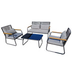 BIRCHTREE Garden Furniture Set GFS05 Grey