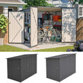 BIRCHTREE 4 x 8FT Bike Shed Metal Garden Shed Lockable