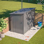 BIRCHTREE 4 x 8FT Bike Shed Metal Garden Shed Lockable