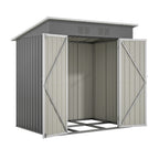 BIRCHTREE Garden Shed Metal Pent Roof