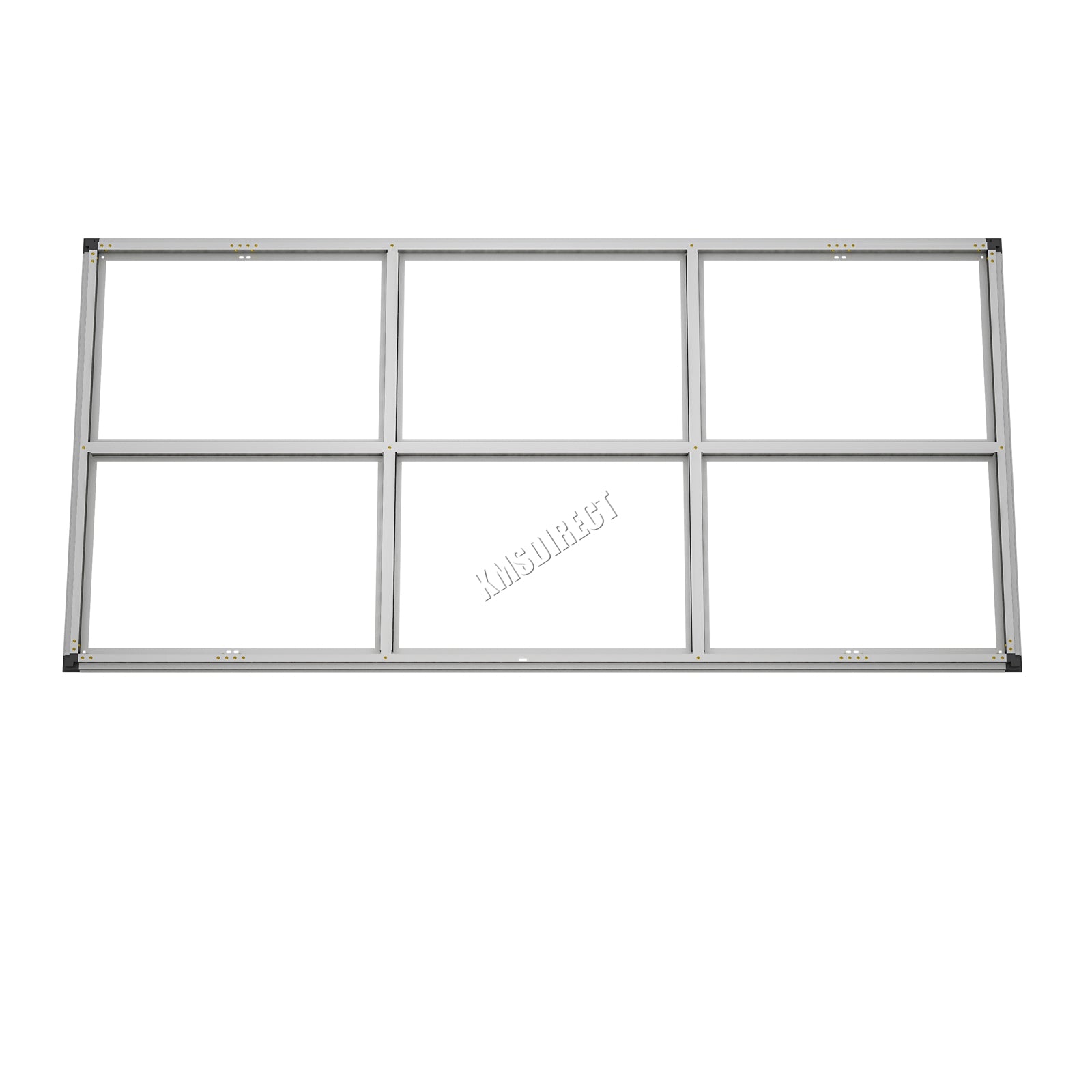 BIRCHTREE Garden Shed Metal Pent Roof