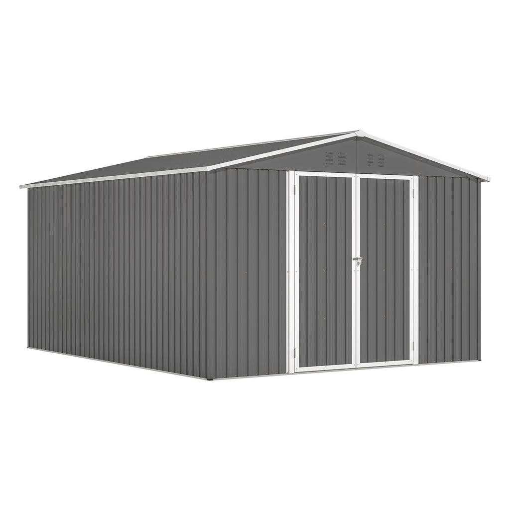 BIRCHTREE Garden Shed Metal Apex Roof