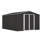 BIRCHTREE Garden Shed Metal Apex Roof