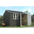 BIRCHTREE Garden Shed Metal With Window