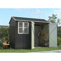 BIRCHTREE Garden Shed Metal With Window