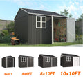 BIRCHTREE Garden Shed Metal With Window