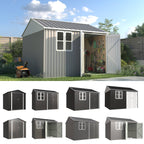 BIRCHTREE Garden Shed Metal With Window